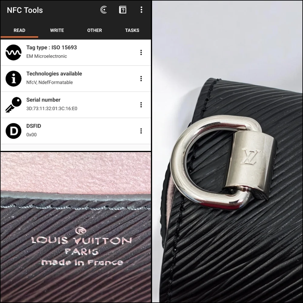 Louis Vuitton Twist MM Epi Limited Edition Black Shoulder Bag Pink Green Strap